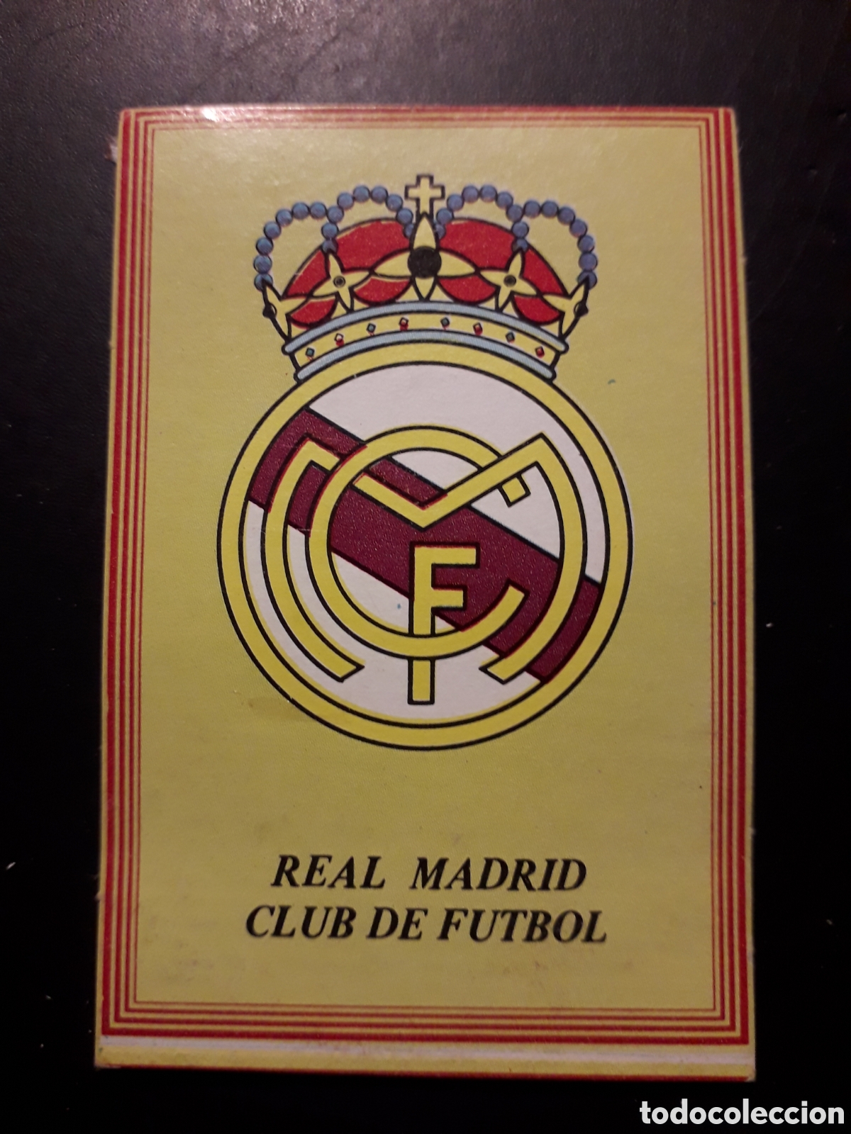 Cromos de f&uacute;tbol: ESCUDO REAL MADRID SUPER F&Uacute;TBOL 84 83-84 1983-1984 ROLL&Aacute;N DESPEGADO PEDIDO M&Iacute;NIMO 3&euro;