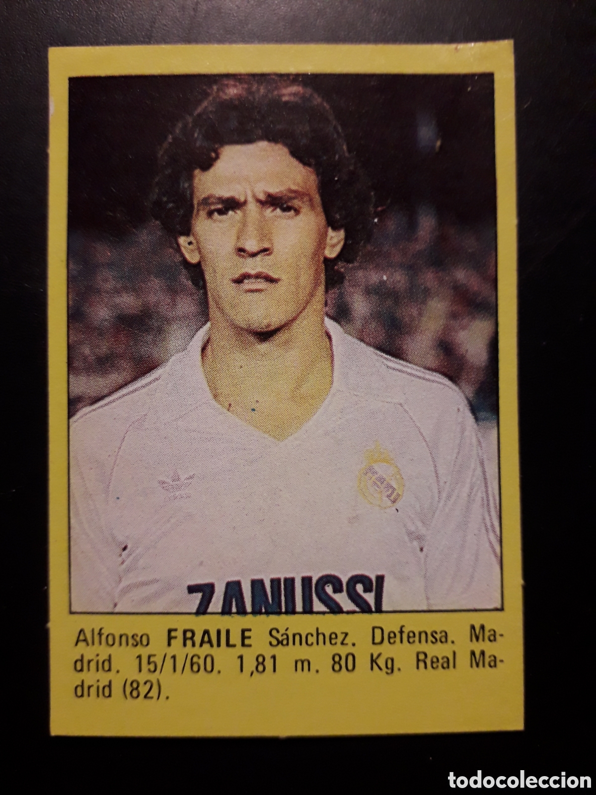 Cromos de f&uacute;tbol: FRAILE REAL MADRID SUPER F&Uacute;TBOL 84 83-84 1983-1984 ROLL&Aacute;N DESPEGADO PEDIDO M&Iacute;NIMO 3&euro;