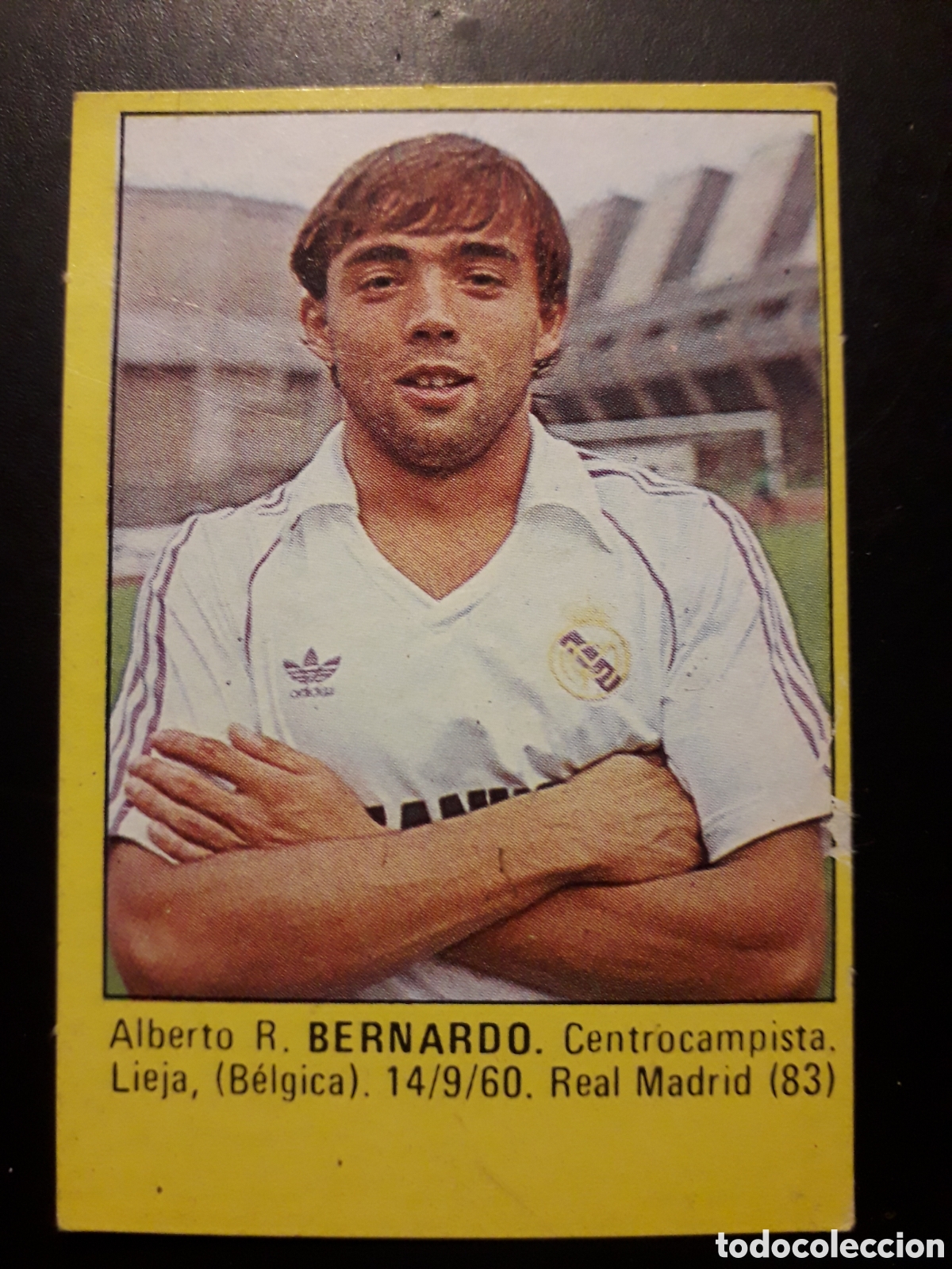 Cromos de f&uacute;tbol: BERNARDO REAL MADRID, FICHAJE SUPER F&Uacute;TBOL 84 83-84 1983-1984 ROLL&Aacute;N DESPEGADO PEDIDO M&Iacute;NIMO 3&euro;