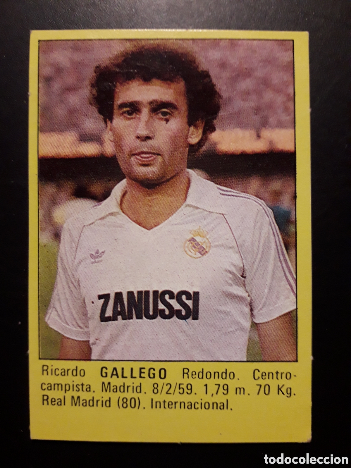 Cromos de f&uacute;tbol: GALLEGO, REAL MADRID SUPER F&Uacute;TBOL 84 83-84 1983-1984 ROLL&Aacute;N DESPEGADO PEDIDO M&Iacute;NIMO 3&euro;