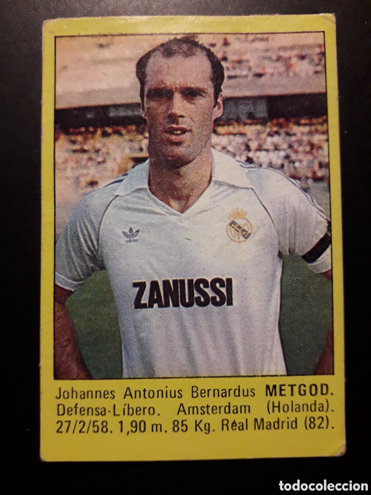 Cromos de f&uacute;tbol: METGOD, REAL MADRID SUPER F&Uacute;TBOL 84 83-84 1983-1984 ROLL&Aacute;N DESPEGADO PEDIDO M&Iacute;NIMO 3&euro;