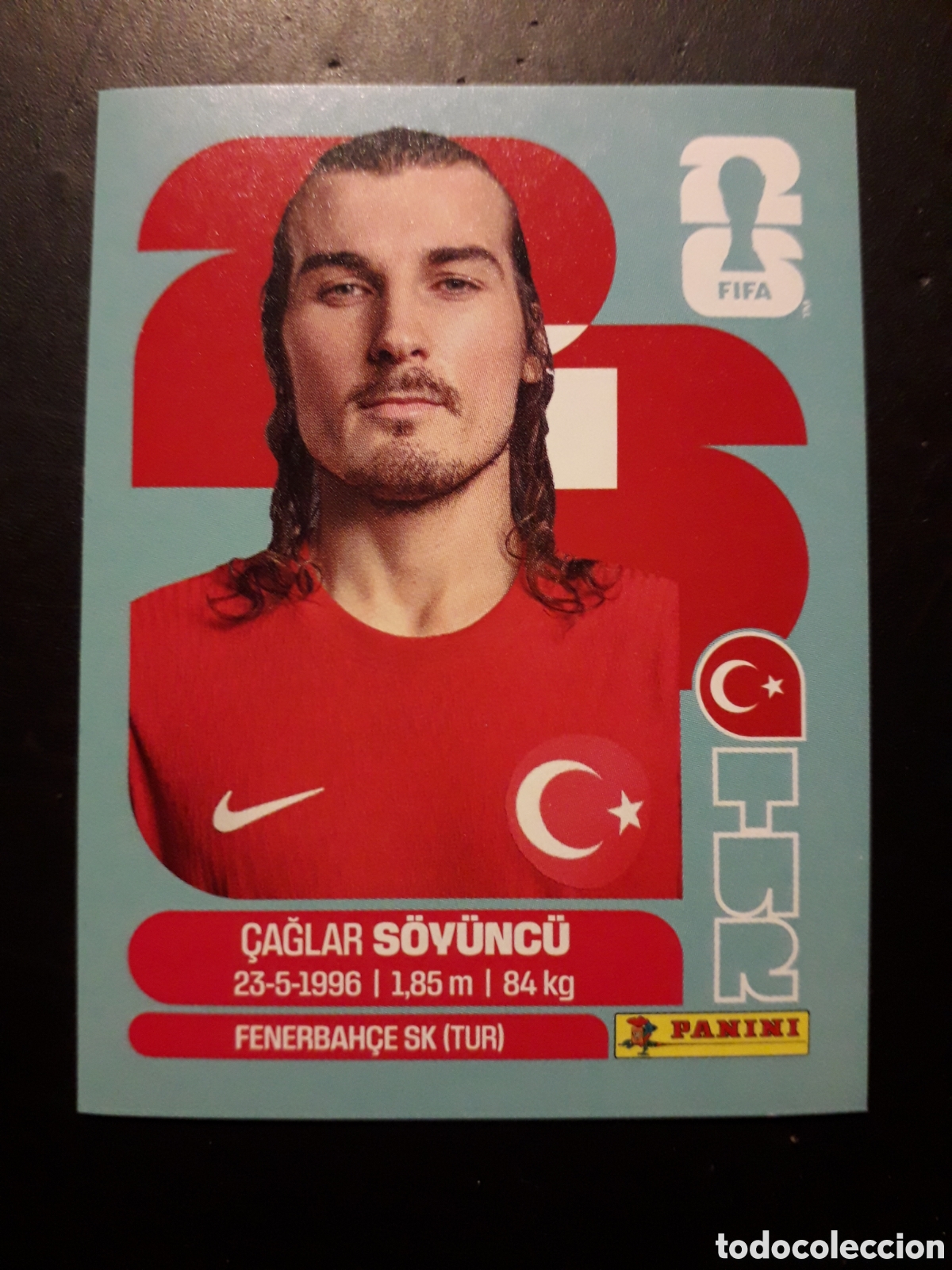 Cromos de f&uacute;tbol: S&Ouml;Y&Uuml;NC&Uuml; TURQU&Iacute;A TUR 6 MUNDIAL F&Uacute;TBOL 2026 FIFA WORLD CUP PANINI SIN PEGAR PEDIDO M&Iacute;NIMO 3&euro;
