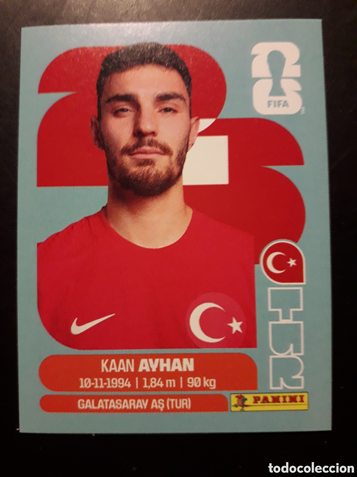 Cromos de f&uacute;tbol: AVHAN TURQU&Iacute;A TUR 9 MUNDIAL F&Uacute;TBOL 2026 FIFA WORLD CUP PANINI SIN PEGAR PEDIDO M&Iacute;NIMO 3&euro;