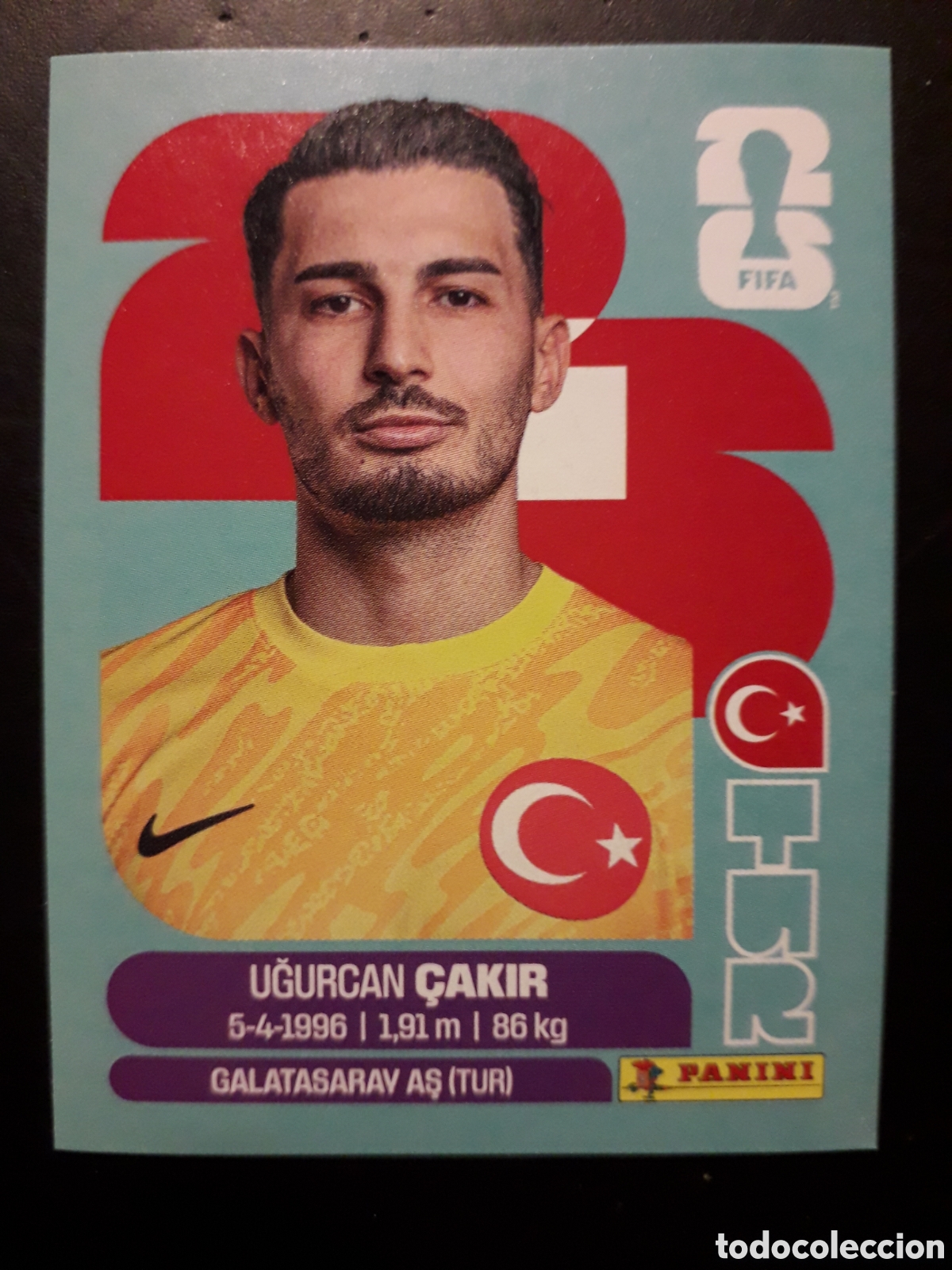 Cromos de f&uacute;tbol: &Ccedil;AKIR TURQU&Iacute;A TUR 2 MUNDIAL F&Uacute;TBOL 2026 FIFA WORLD CUP PANINI SIN PEGAR PEDIDO M&Iacute;NIMO 3&euro;