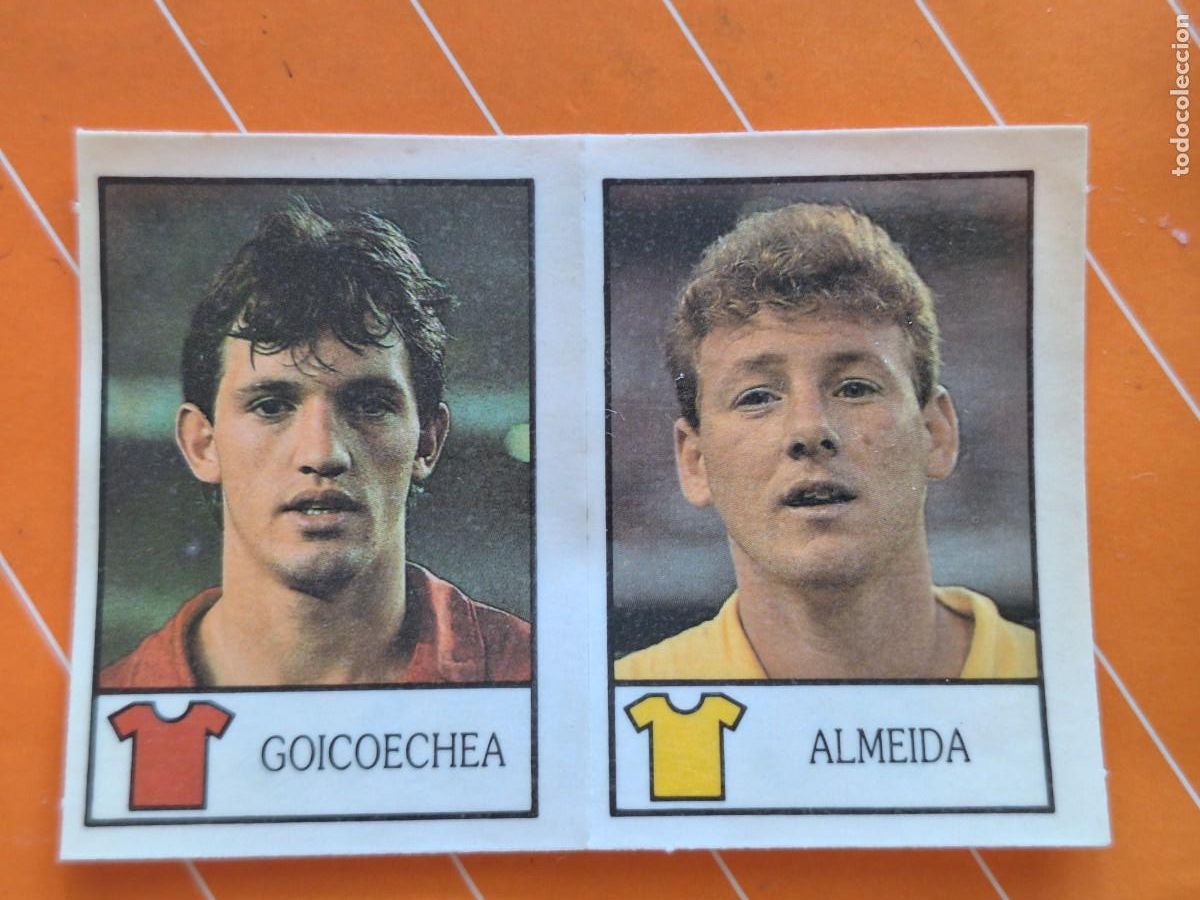 Cartes &agrave; collectionner de Football: FUTBOL 87 88 BOLLYCAO NUNCA PEGADO cromo doble osasuna goycoechea las palmas almeida