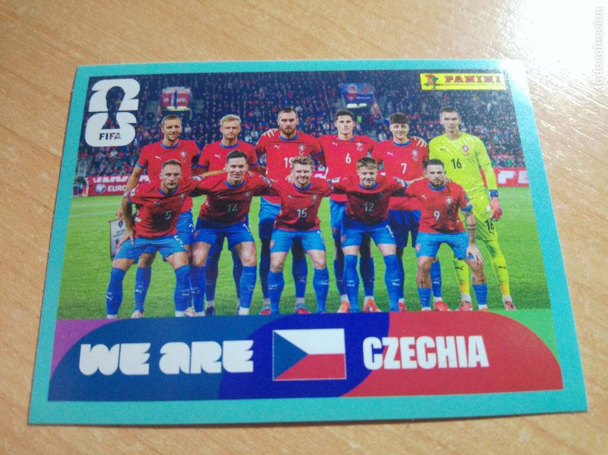 Cromos de f&uacute;tbol: SELECCION CHEQUIA CZE 13 MUNDIAL FIFA WORLD CUP 2026 26 PANINI STICKERS NUEVO