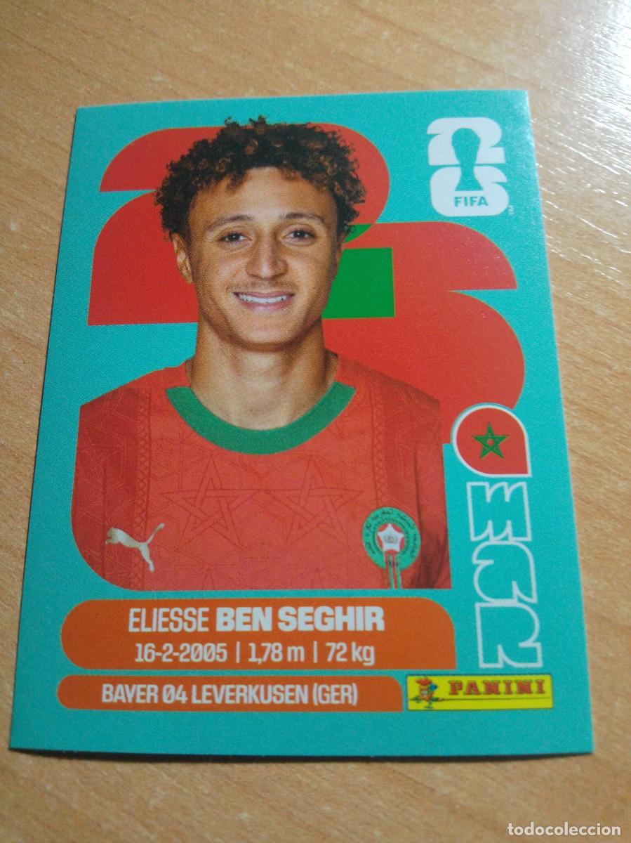 Cartes &agrave; collectionner de Football: BEN SEGHIR MARRUECOS MAR 12 MUNDIAL FIFA WORLD CUP 2026 26 PANINI STICKERS NUEVO
