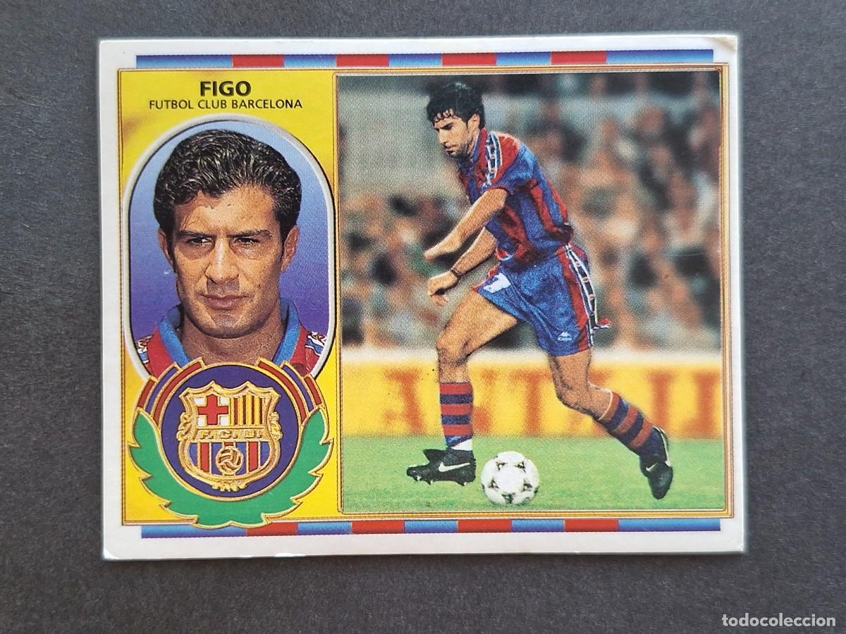 Cromos de f&uacute;tbol: L5 FIGO F. C. BARCELONA LIGA ESTE 1996 1997 96 97 NUNCA PEGADO SIN PEGAR