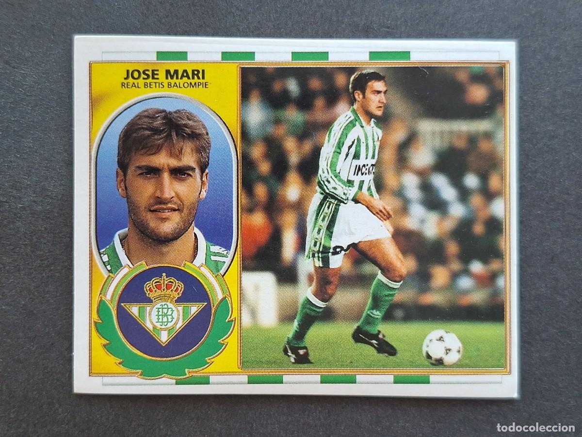 Fu&szlig;ball-Sticker: L5 JOSE MARI REAL BETIS BALOMPIE LIGA ESTE 1996 1997 96 97 NUNCA PEGADO SIN PEGAR