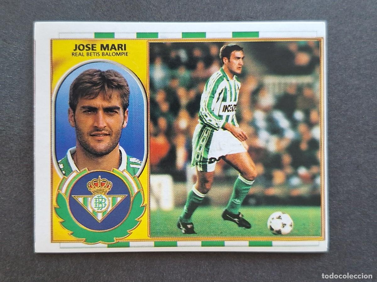 Fu&szlig;ball-Sticker: L5 JOSE MARI REAL BETIS BALOMPIE LIGA ESTE 1996 1997 96 97 NUNCA PEGADO SIN PEGAR