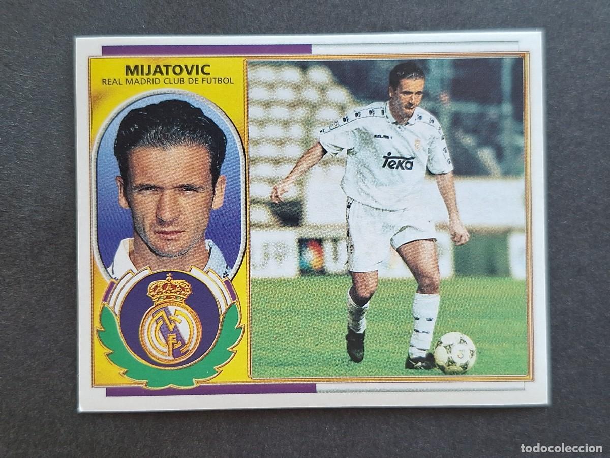 Cromos de f&uacute;tbol: L5 MIJATOVIC REAL MADRID LIGA ESTE 1996 1997 96 97 NUNCA PEGADO SIN PEGAR