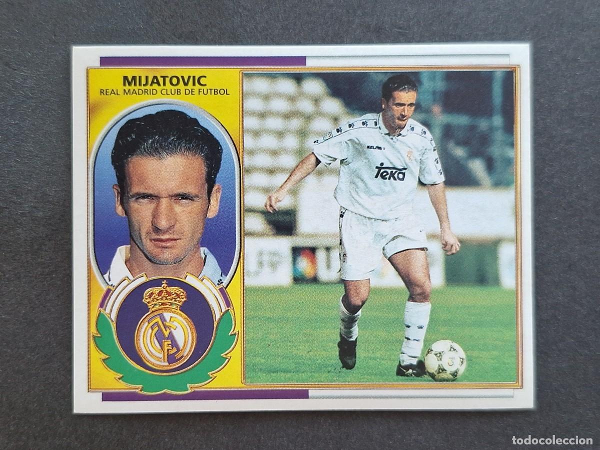 Cromos de f&uacute;tbol: L5 MIJATOVIC REAL MADRID LIGA ESTE 1996 1997 96 97 NUNCA PEGADO SIN PEGAR