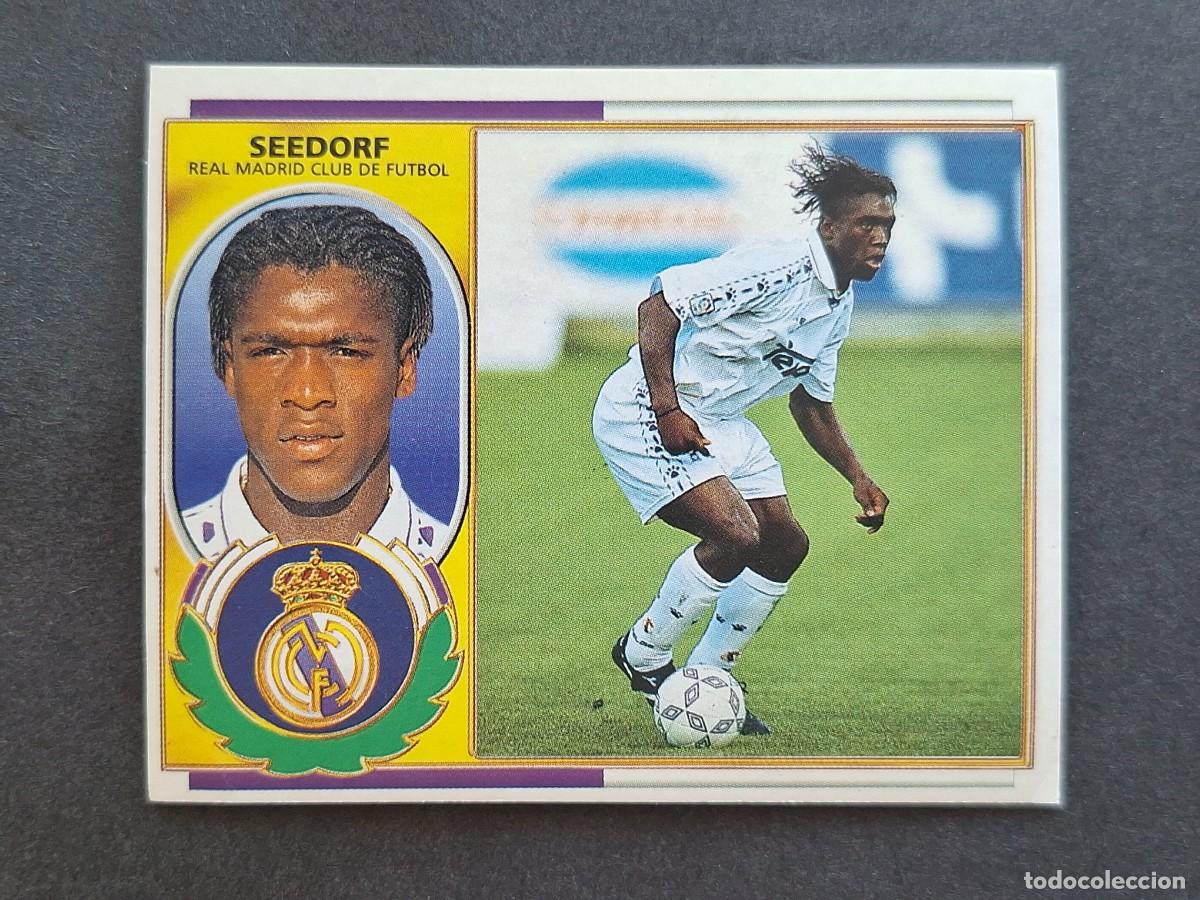 Fu&szlig;ball-Sticker: L5 SEEDORF VERSION REAL MADRID LIGA ESTE 1996 1997 96 97 NUNCA PEGADO SIN PEGAR