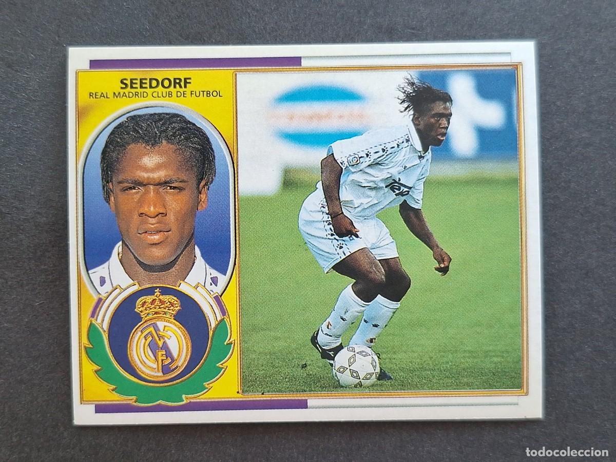 Fu&szlig;ball-Sticker: L5 SEEDORF VERSION REAL MADRID LIGA ESTE 1996 1997 96 97 NUNCA PEGADO SIN PEGAR
