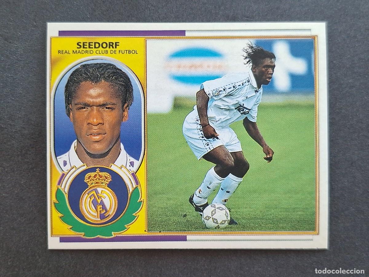 Figurine di Calcio: L5 SEEDORF VERSION REAL MADRID LIGA ESTE 1996 1997 96 97 NUNCA PEGADO SIN PEGAR