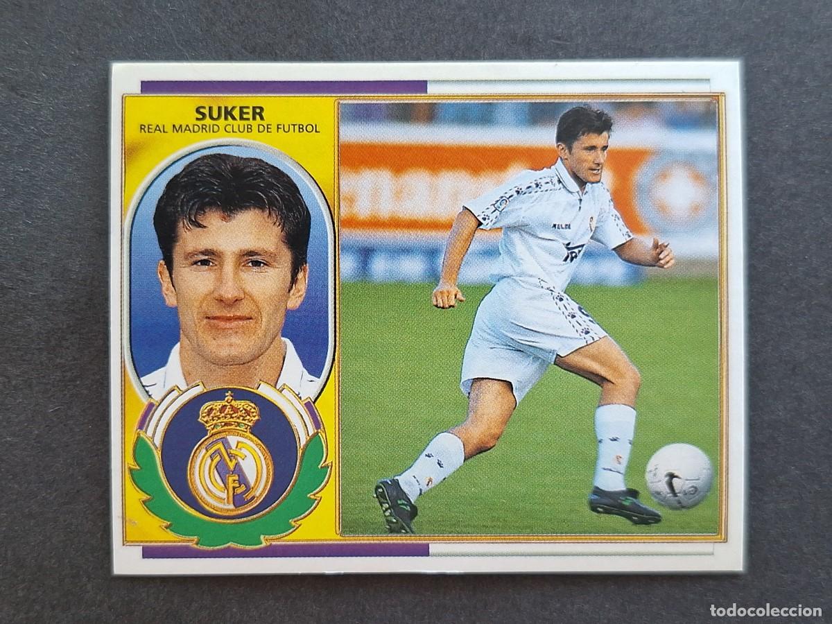 Fu&szlig;ball-Sticker: L5 SUKER VERSION REAL MADRID LIGA ESTE 1996 1997 96 97 NUNCA PEGADO SIN PEGAR