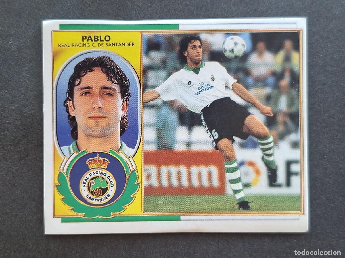 Cromos de f&uacute;tbol: L5 PABLO RACING DE SANTANDER LIGA ESTE 1996 1997 96 97 NUNCA PEGADO SIN PEGAR