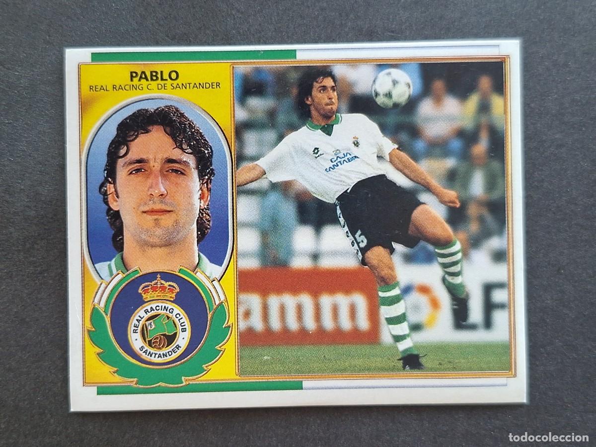 Cromos de f&uacute;tbol: L5 PABLO RACING DE SANTANDER LIGA ESTE 1996 1997 96 97 NUNCA PEGADO SIN PEGAR