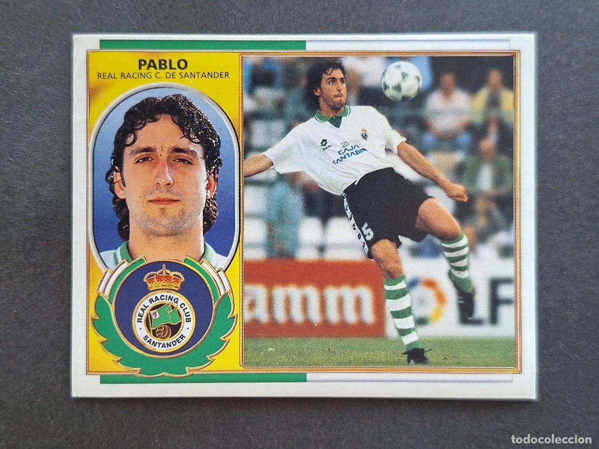 Cromos de f&uacute;tbol: L5 PABLO RACING DE SANTANDER LIGA ESTE 1996 1997 96 97 NUNCA PEGADO SIN PEGAR