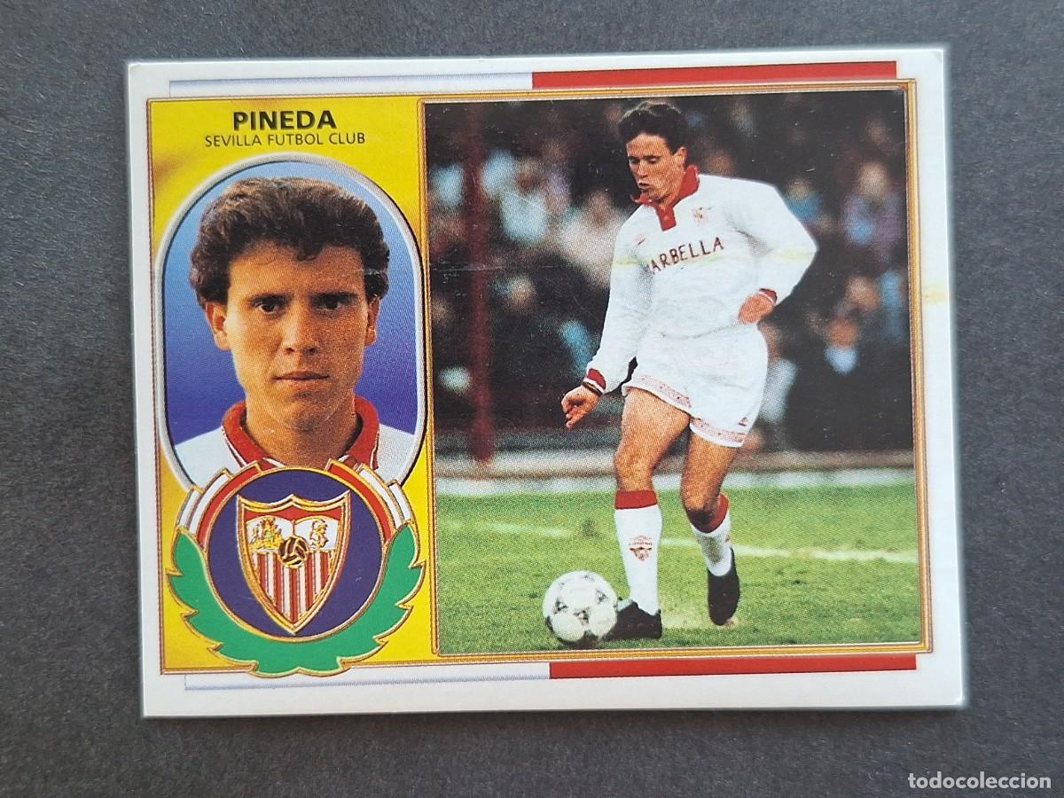 Cromos de f&uacute;tbol: L5 PINEDA SEVILLA C. F. LIGA ESTE 1996 1997 96 97 NUNCA PEGADO SIN PEGAR