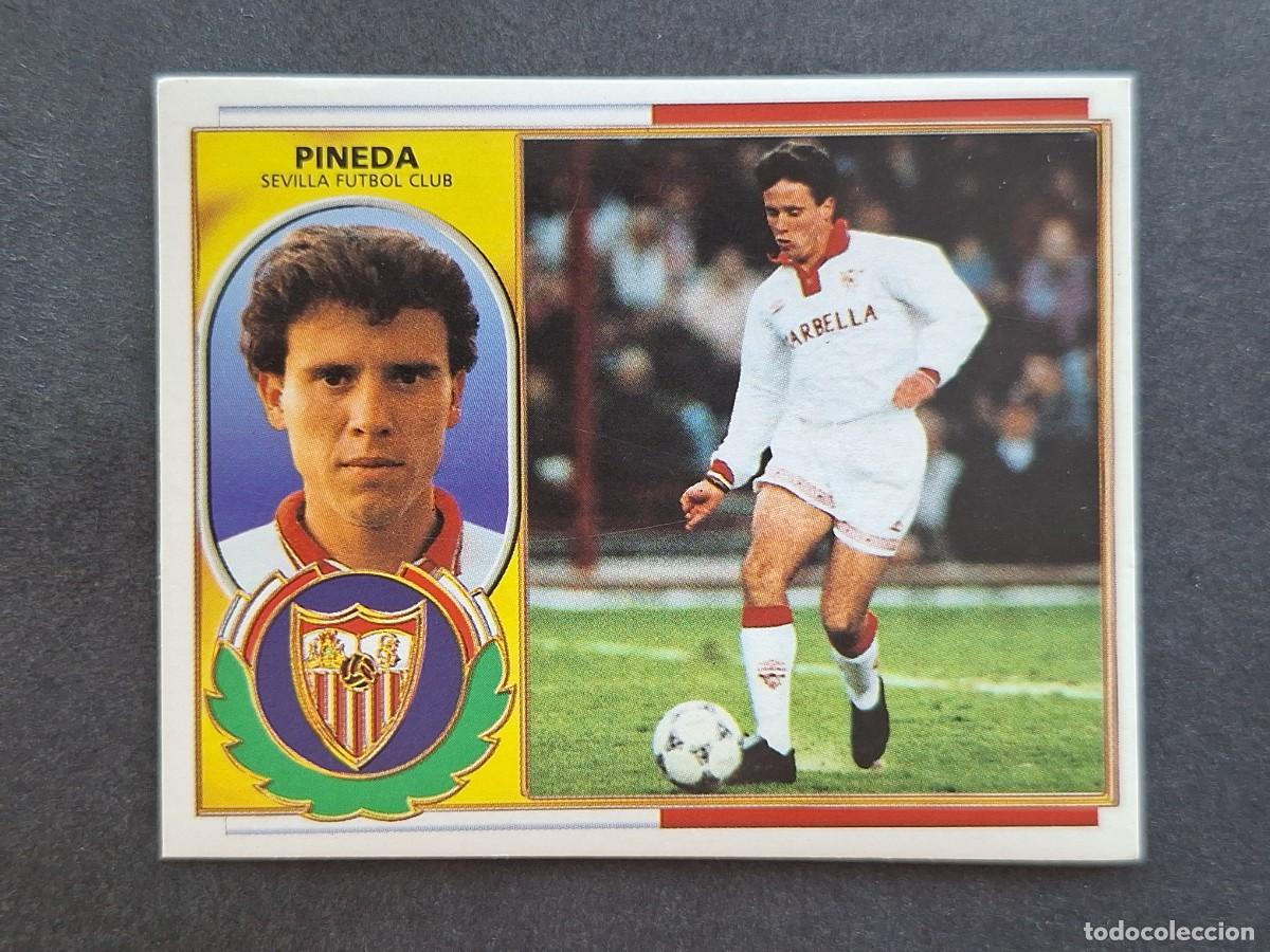 Cromos de f&uacute;tbol: L5 PINEDA SEVILLA C. F. LIGA ESTE 1996 1997 96 97 NUNCA PEGADO SIN PEGAR
