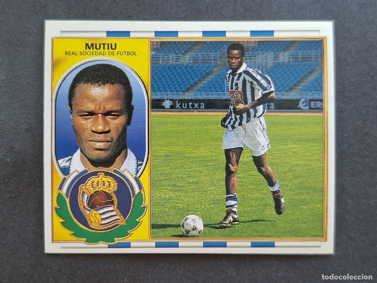 Cromos de f&uacute;tbol: L5 MUTIU REAL SOCIEDAD COLOCA LIGA ESTE 1996 1997 96 97 NUNCA PEGADO SIN PEGAR