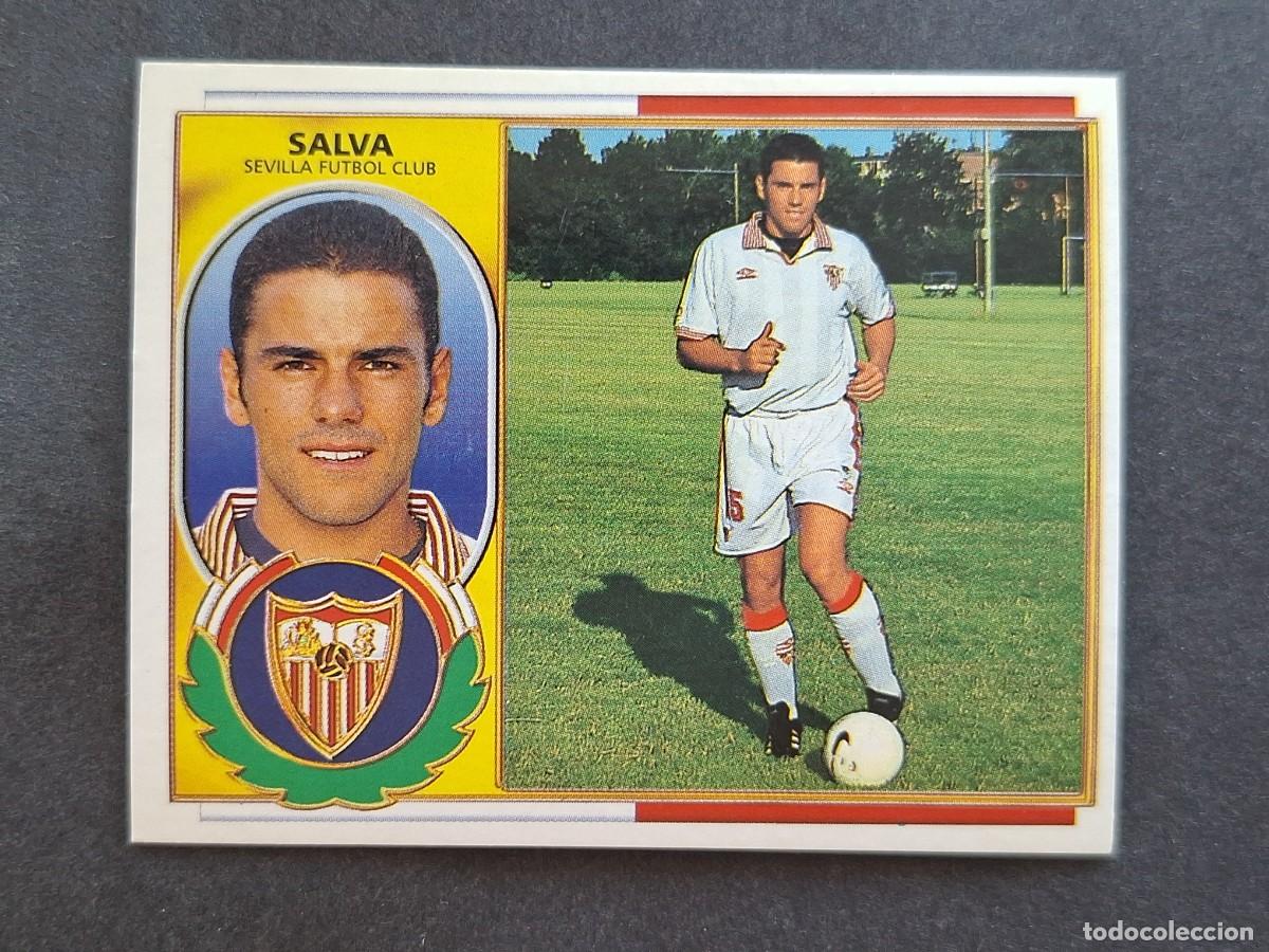 Cromos de f&uacute;tbol: L5 SALVA SEVILLA F. C. COLOCA LIGA ESTE 1996 1997 96 97 NUNCA PEGADO SIN PEGAR