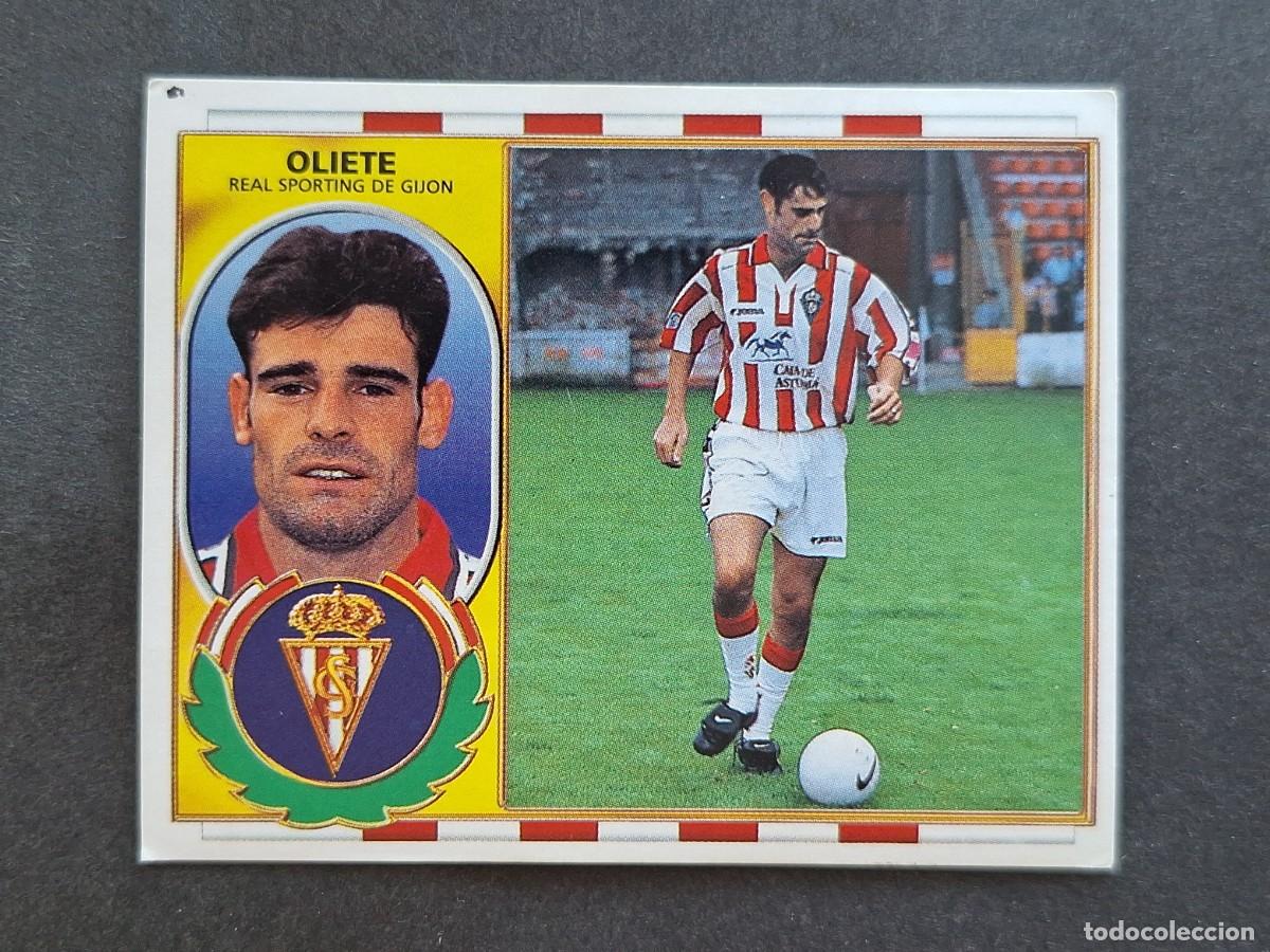 Cromos de f&uacute;tbol: L5 OLIETE SPORTING DE GIJON COLOCA LIGA ESTE 1996 1997 96 97 NUNCA PEGADO SIN PEGAR