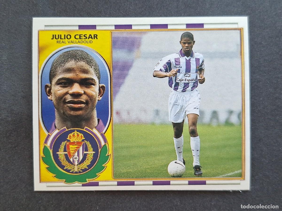 Cromos de f&uacute;tbol: L5 JULIO CESAR REAL VALLADOLID COLOCA LIGA ESTE 1996 1997 96 97 NUNCA PEGADO SIN PEGAR