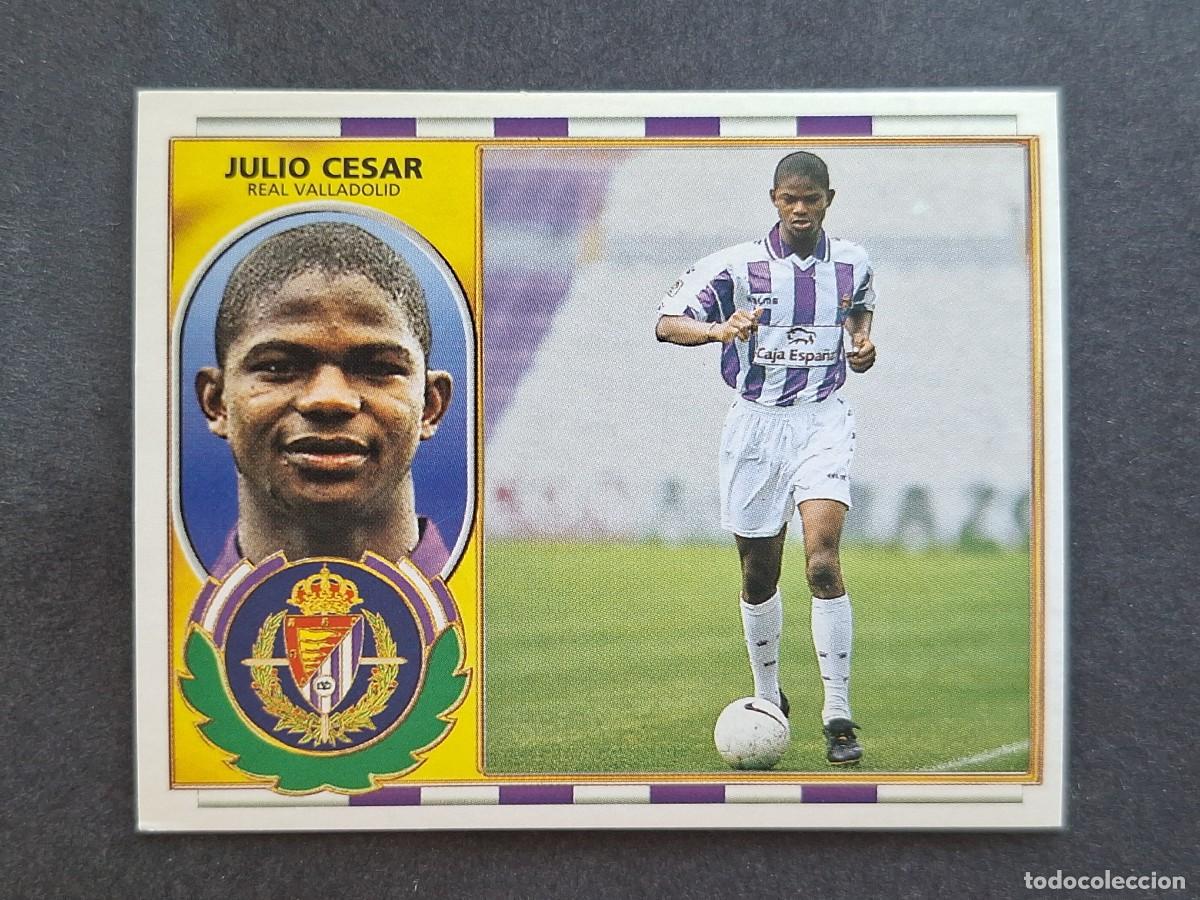 Cromos de f&uacute;tbol: L5 JULIO CESAR REAL VALLADOLID COLOCA LIGA ESTE 1996 1997 96 97 NUNCA PEGADO SIN PEGAR
