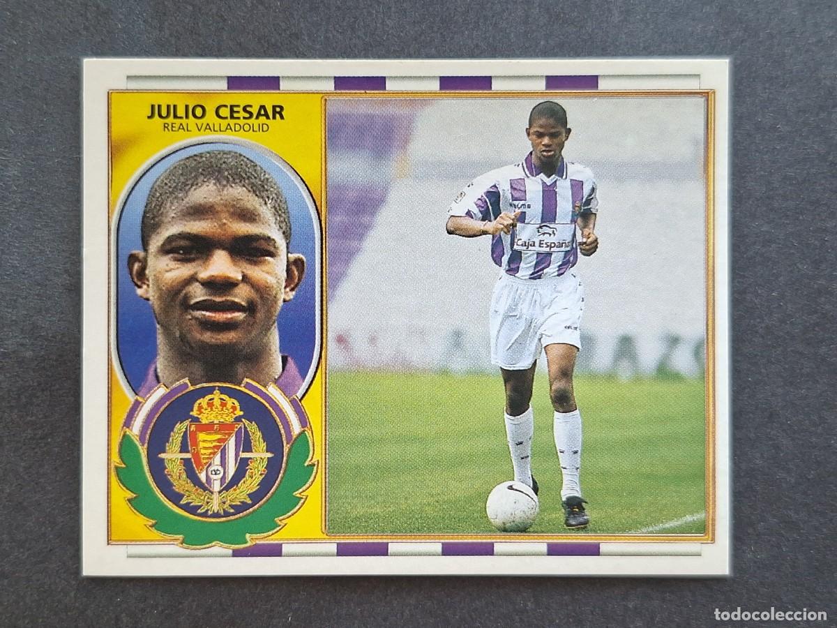 Cromos de f&uacute;tbol: L5 JULIO CESAR REAL VALLADOLID COLOCA LIGA ESTE 1996 1997 96 97 NUNCA PEGADO SIN PEGAR