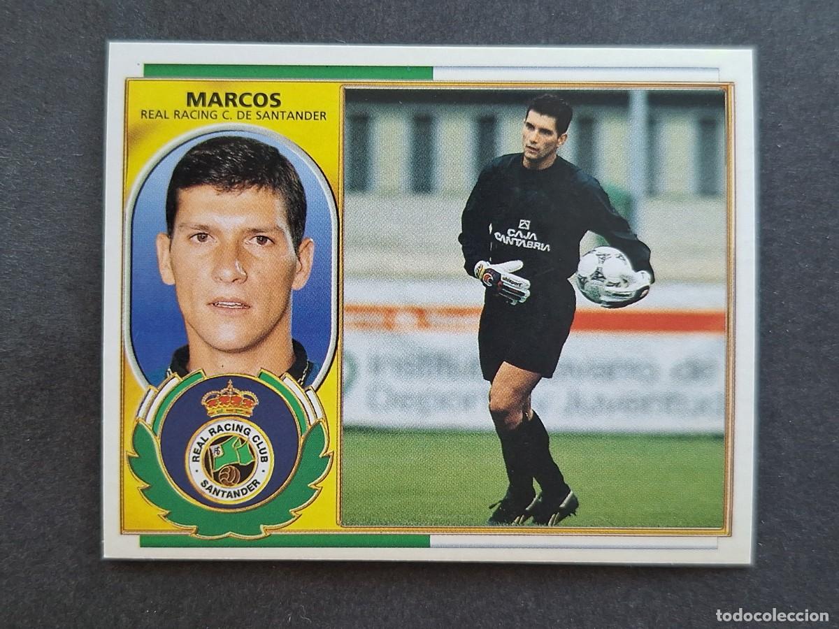 Cromos de f&uacute;tbol: L5 MARCOS RACING DE SANTANDER FICHAJE 2 BIS LIGA ESTE 1996 1997 96 97 NUNCA PEGADO SIN PEGAR