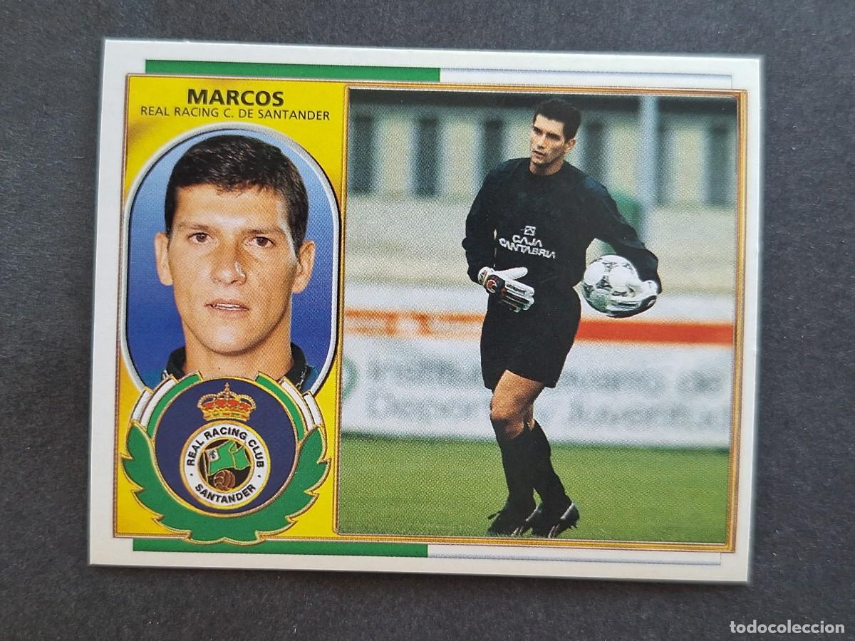 Cromos de f&uacute;tbol: L5 MARCOS RACING DE SANTANDER FICHAJE 2 BIS LIGA ESTE 1996 1997 96 97 NUNCA PEGADO SIN PEGAR