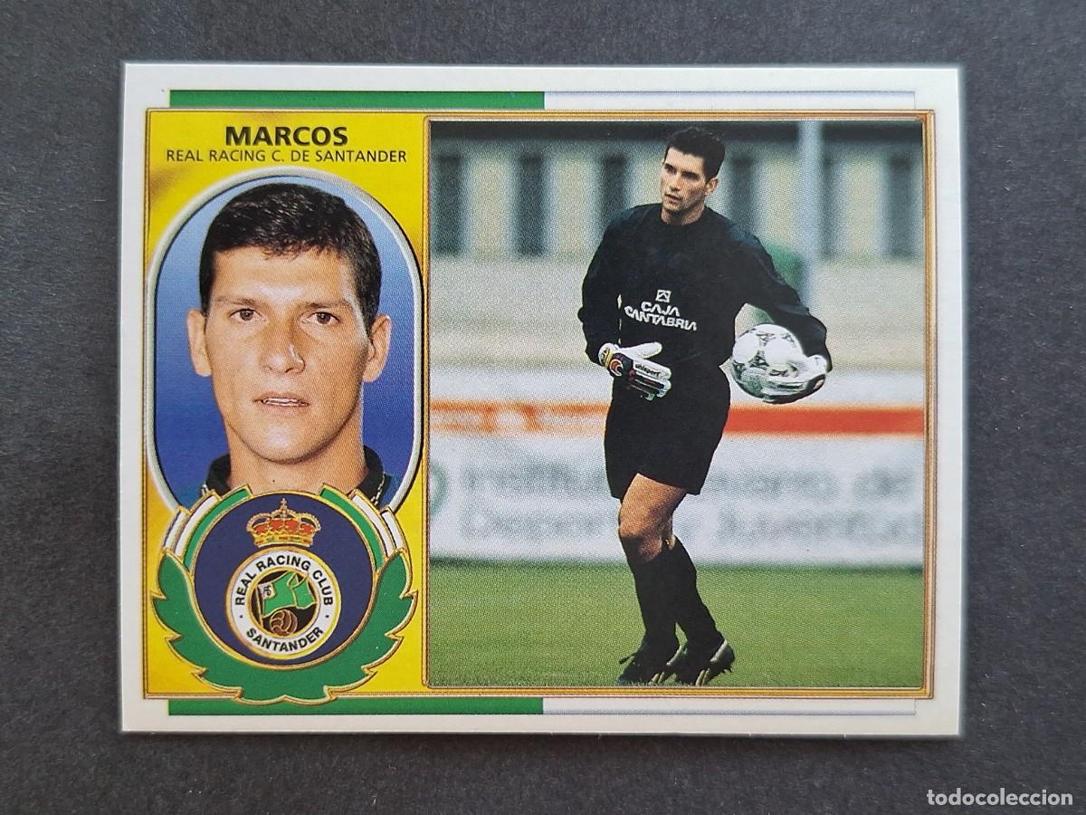 Cromos de f&uacute;tbol: L5 MARCOS RACING DE SANTANDER FICHAJE 2 BIS LIGA ESTE 1996 1997 96 97 NUNCA PEGADO SIN PEGAR
