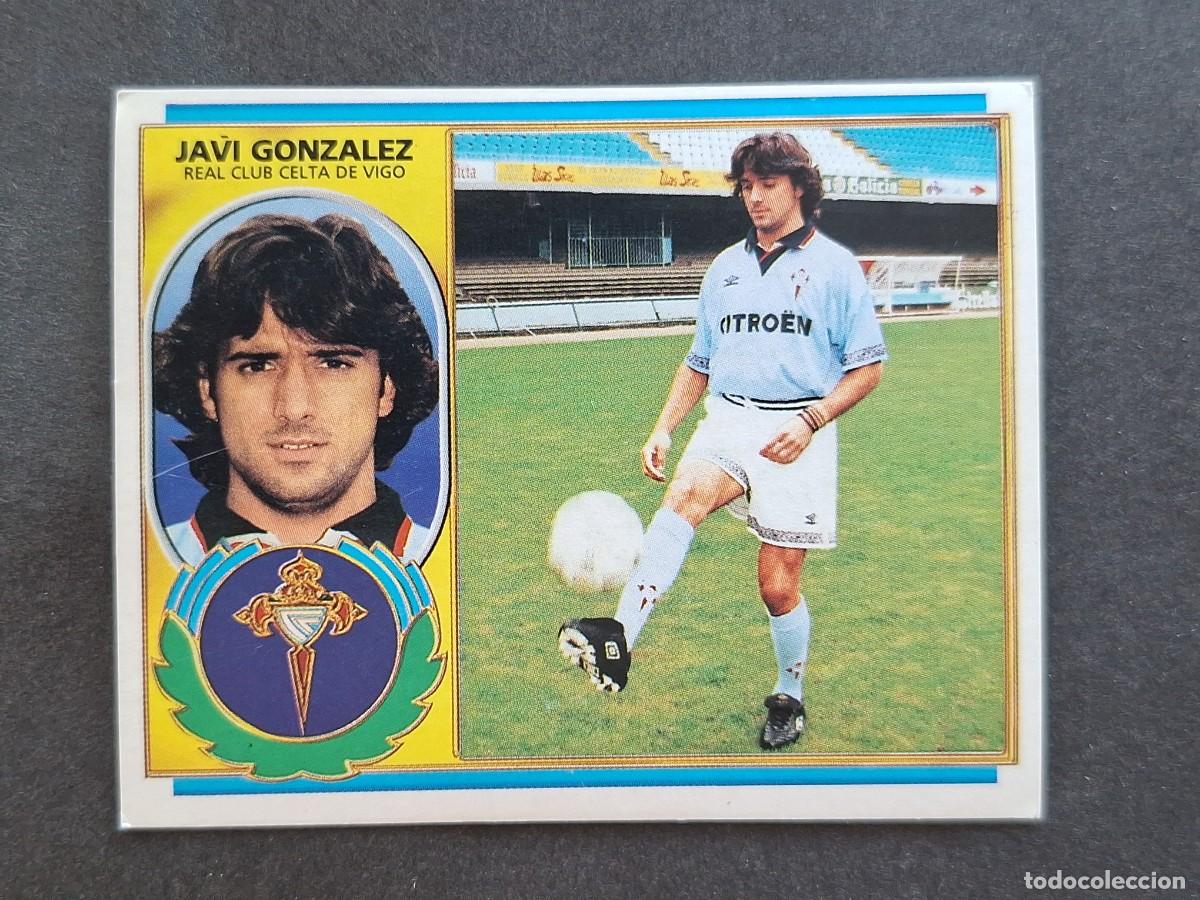 Cromos de f&uacute;tbol: L5 JAVI GONZALEZ CELTA DE VIGO FICHAJE 3 LIGA ESTE 1996 1997 96 97 NUNCA PEGADO SIN PEGAR