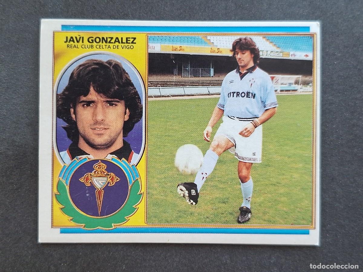 Cromos de f&uacute;tbol: L5 JAVI GONZALEZ CELTA DE VIGO FICHAJE 3 LIGA ESTE 1996 1997 96 97 NUNCA PEGADO SIN PEGAR
