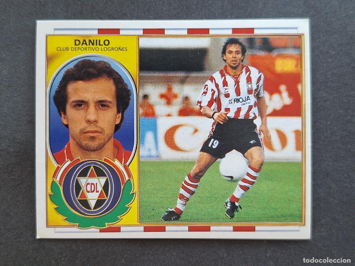 Cromos de f&uacute;tbol: L5 DANILO C. D. LOGRO&Ntilde;ES FICHAJE 6 BIS LIGA ESTE 1996 1997 96 97 NUNCA PEGADO SIN PEGAR