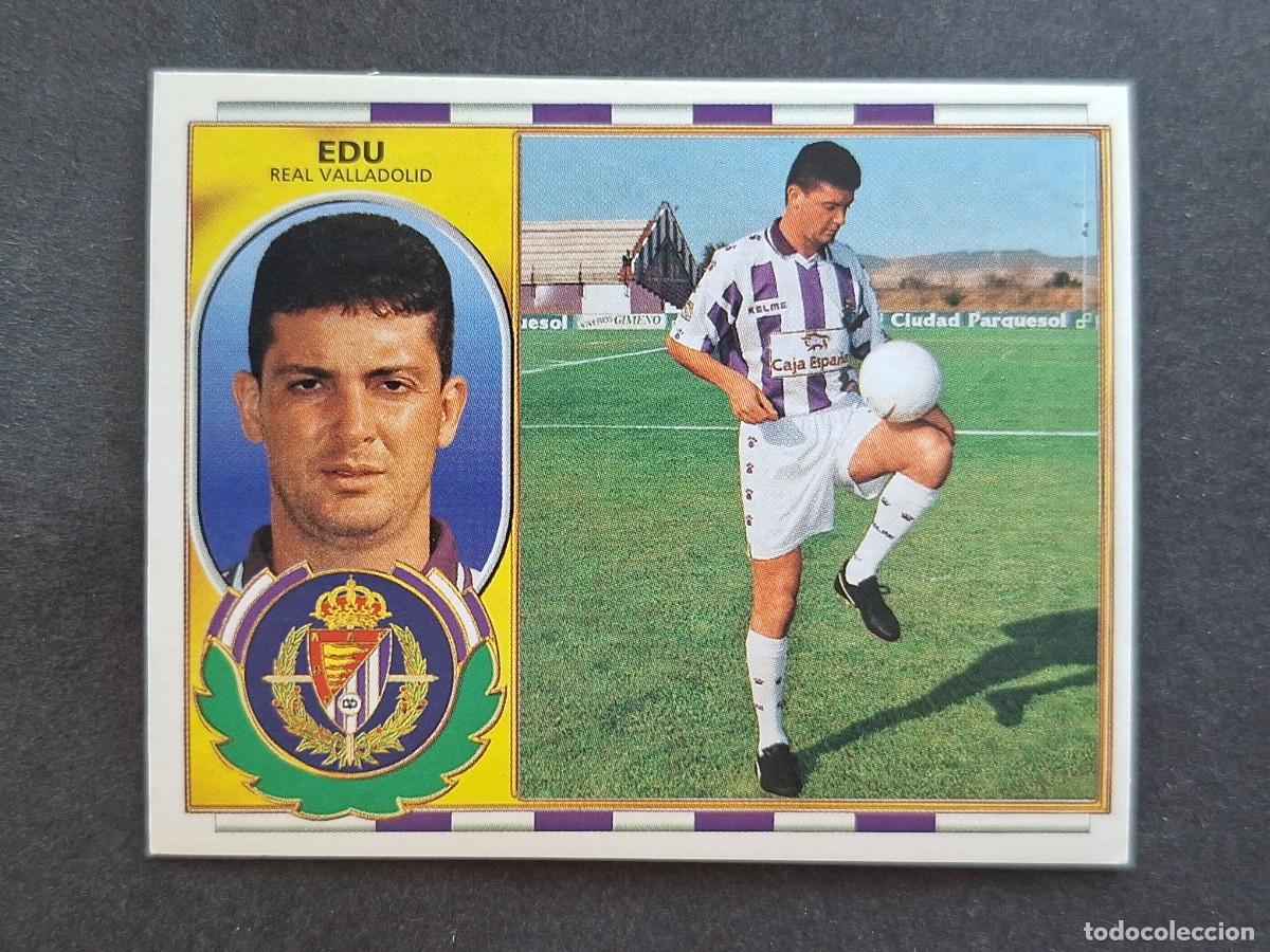 Cromos de f&uacute;tbol: L5 EDU REAL VALLADOLID FICHAJE 9 BIS LIGA ESTE 1996 1997 96 97 NUNCA PEGADO SIN PEGAR