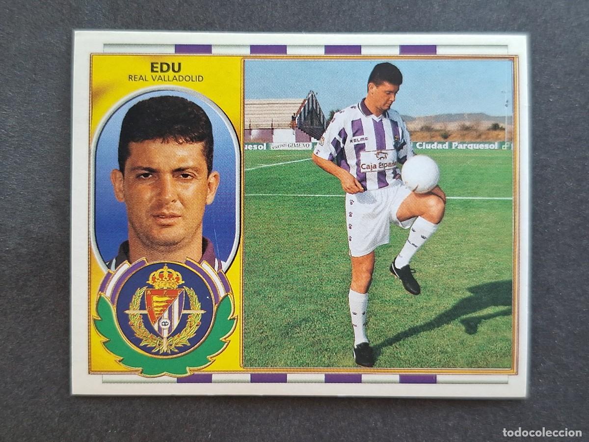Cromos de f&uacute;tbol: L5 EDU REAL VALLADOLID FICHAJE 9 BIS LIGA ESTE 1996 1997 96 97 NUNCA PEGADO SIN PEGAR