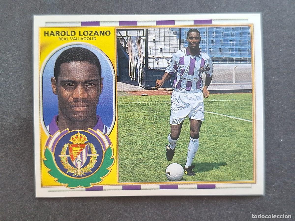 Cromos de f&uacute;tbol: L5 HAROLD LOZANO REAL VALLADOLID FICHAJE 13 LIGA ESTE 1996 1997 96 97 NUNCA PEGADO SIN PEGAR