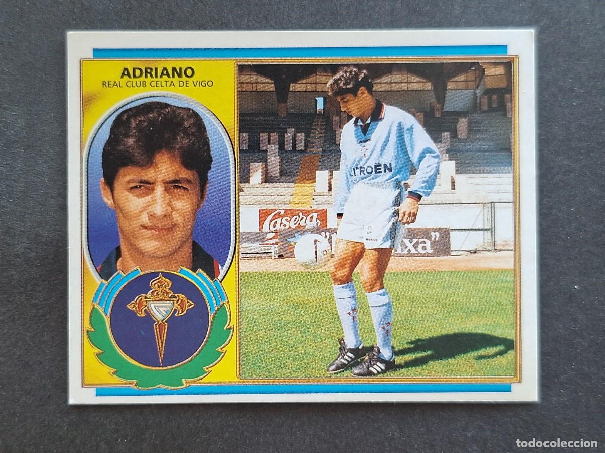 Cromos de f&uacute;tbol: L5 ADRIANO CELTA DE VIGO FICHAJE 28 BIS LIGA ESTE 1996 1997 96 97 NUNCA PEGADO SIN PEGAR