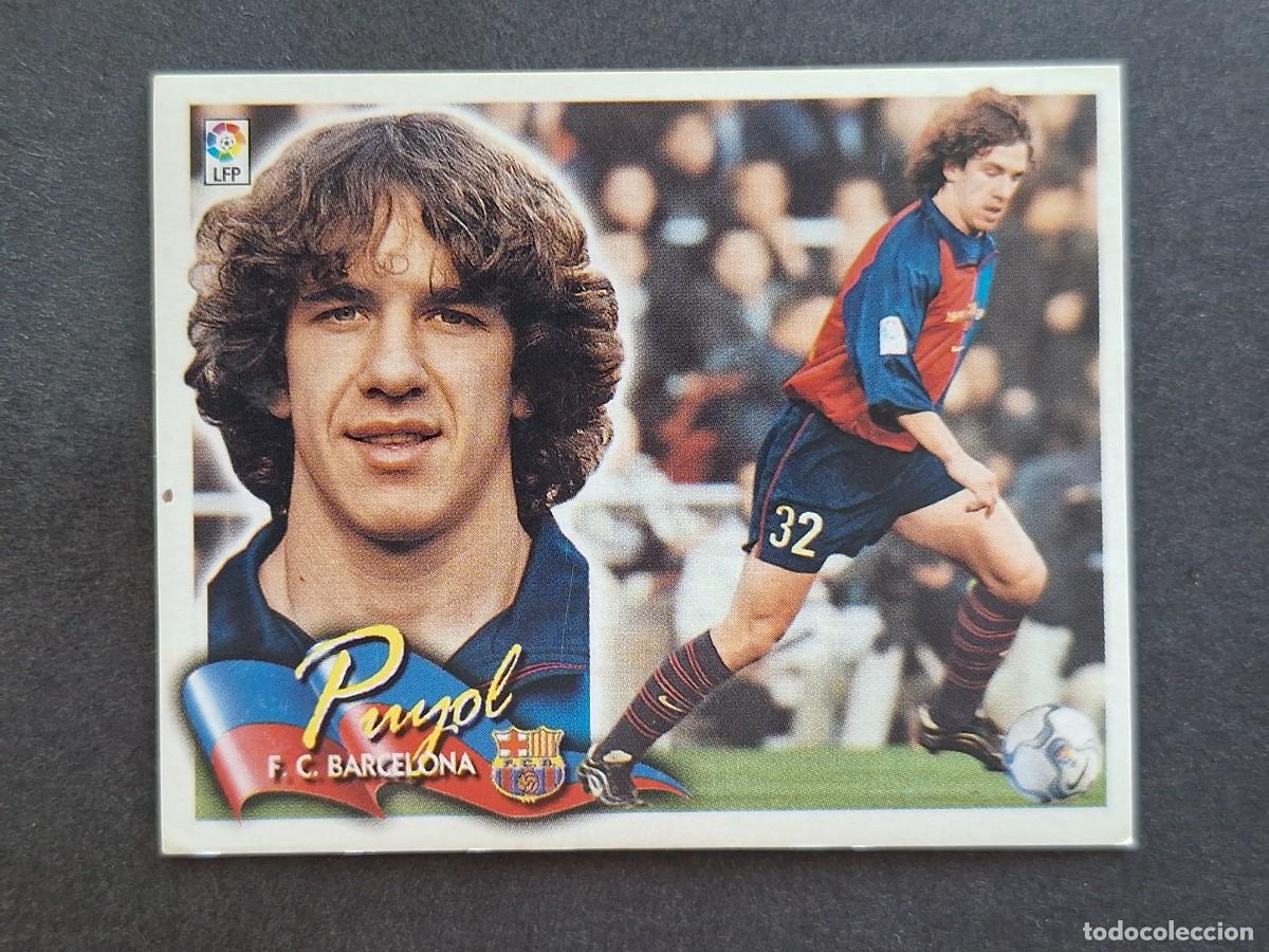Cromos de f&uacute;tbol: L6 PUYOL F. C. BARCELONA LIGA ESTE 2000 2001 00 01 NUNCA PEGADO SIN PEGAR