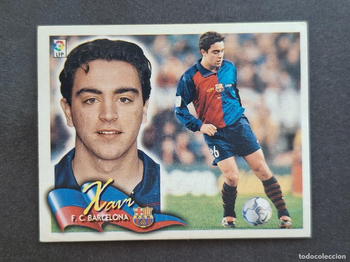 Cromos de f&uacute;tbol: L6 XAVI F. C. BARCELONA LIGA ESTE 2000 2001 00 01 NUNCA PEGADO SIN PEGAR