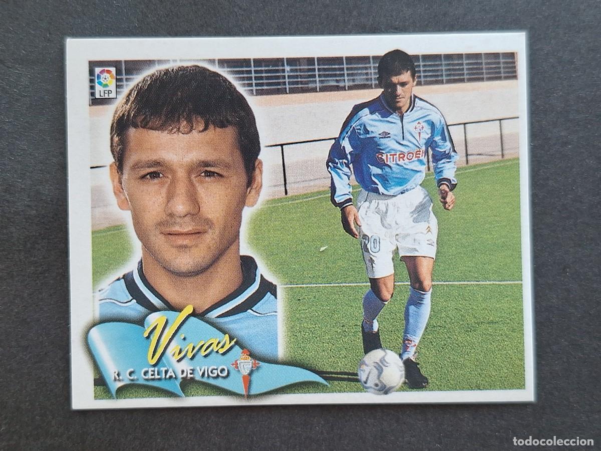Cromos de f&uacute;tbol: L6 VIVAS CELTA DE VIGO LIGA ESTE 2000 2001 00 01 NUNCA PEGADO SIN PEGAR