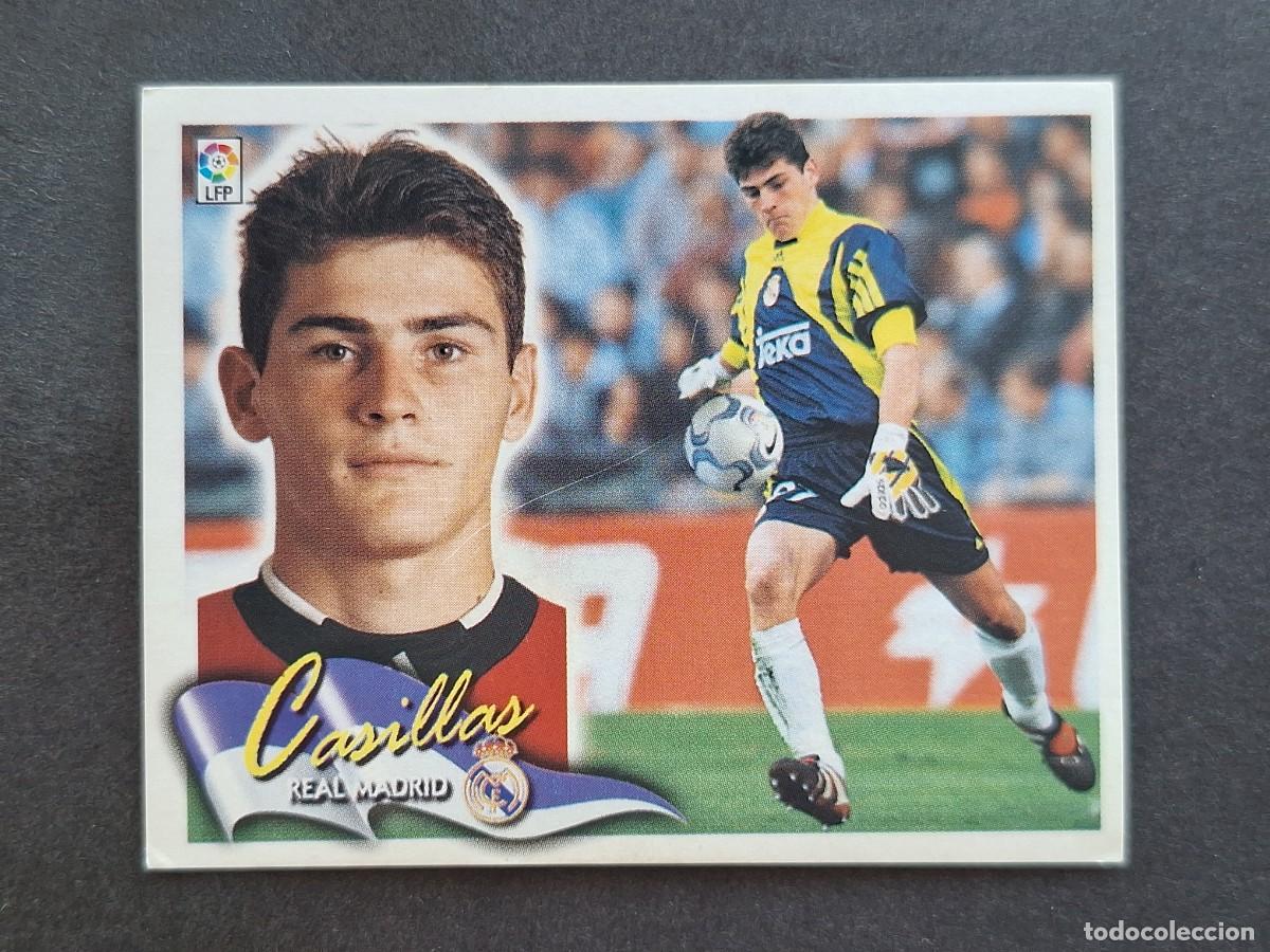 Fu&szlig;ball-Sticker: L6 CASILLAS REAL MADRID LIGA ESTE 2000 2001 00 01 NUNCA PEGADO SIN PEGAR