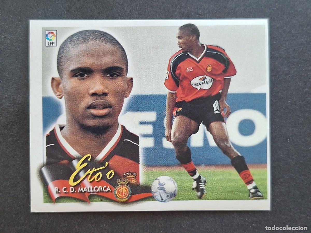 Cartes &agrave; collectionner de Football: L6 ETO'O R. C. D. MALLORCA LIGA ESTE 2000 2001 00 01 NUNCA PEGADO SIN PEGAR