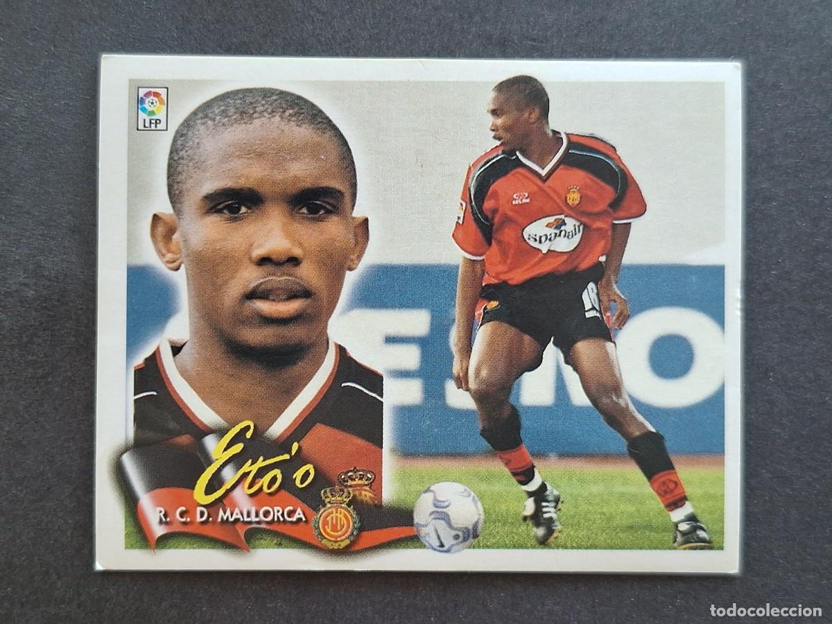 Cartes &agrave; collectionner de Football: L6 ETO'O R. C. D. MALLORCA LIGA ESTE 2000 2001 00 01 NUNCA PEGADO SIN PEGAR