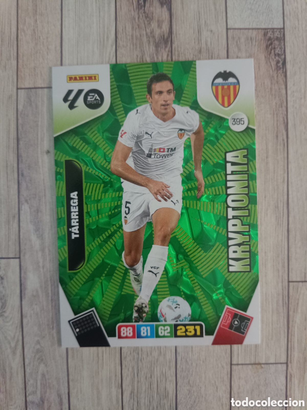Figurine di Calcio: 395 TARREGA KRYPTONITA VALENCIA ADRENALYN XL LIGA 2025 2026 PANINI 25 26