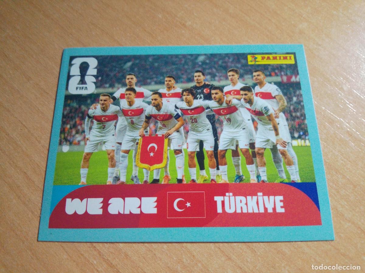 Fu&szlig;ball-Sticker: SELECCION DE TURQU&Iacute;A TUR 13 MUNDIAL FIFA WORLD CUP 2026 26 PANINI STICKERS NUEVO