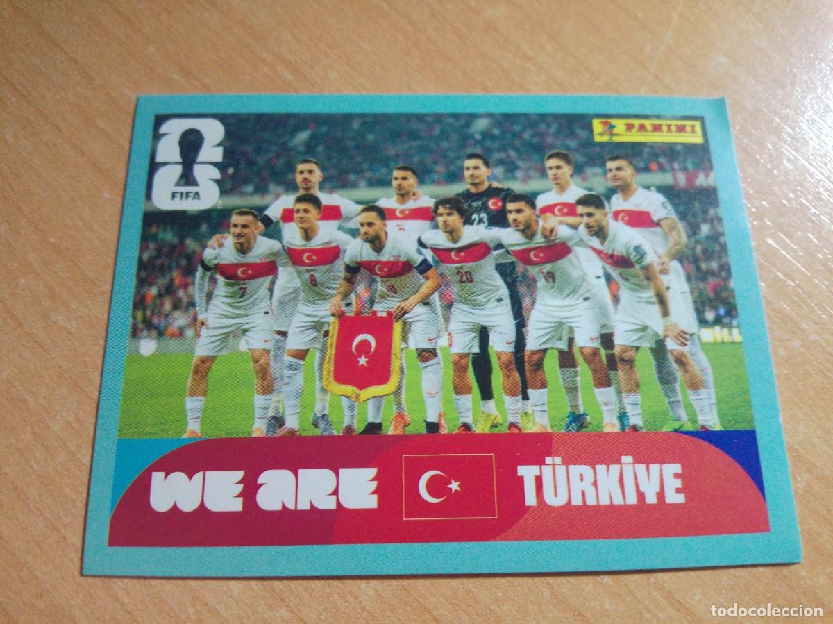 Fu&szlig;ball-Sticker: SELECCION DE TURQU&Iacute;A TUR 13 MUNDIAL FIFA WORLD CUP 2026 26 PANINI STICKERS NUEVO